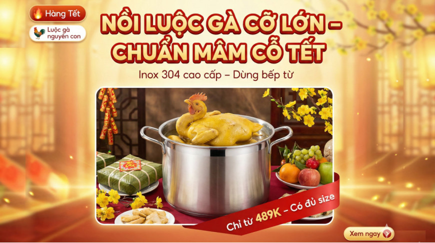 Nồi luộc gà Kalpen 5 đáy 