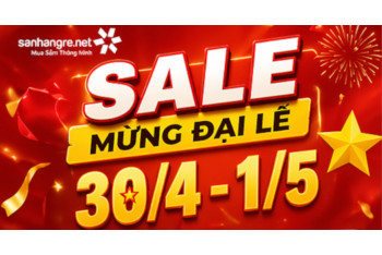 Sale Mừng Đại Lễ 30/4-01/5: CHÀO HÈ 2026 Siêu giảm tới 40% tại Sanhangre Việt Nam