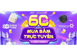 OnlineFriday 2024 - Sale Linh đình Ưu đãi tới 55% cùng Sanhangre Việt Nam