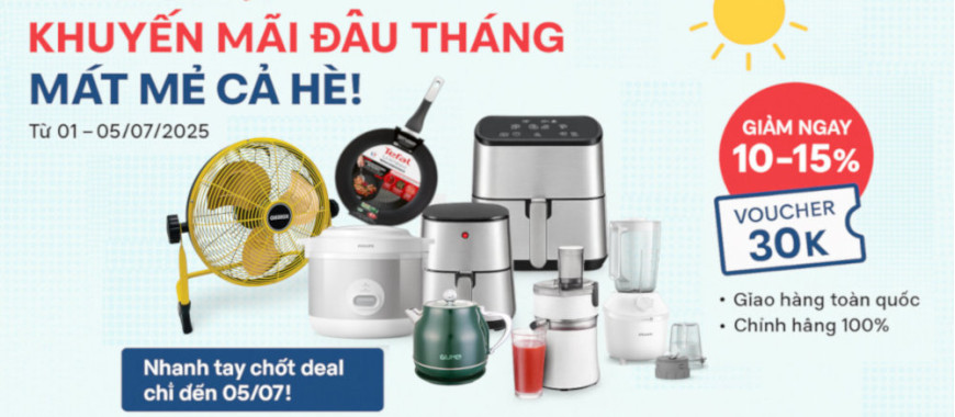GIẢI NHIỆT ĐẦU THÁNG – MUA SẮM THẢ GA 