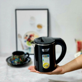 Ấm đun nước siêu tốc Inox 304 min 0.6L Bennix BN-006EK 650W