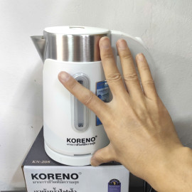 Ấm siêu tốc mini Inox 304 Koreno Thái Lan KN-208 dung tích 0.8L