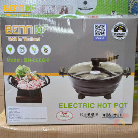 Nồi lẩu điện đa năng Bennix Thái Lan BN-05EGP dung tích 5 lít, bảo hành 24 tháng