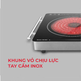Bếp hồng ngoại Koreno Thái Lan KN-867 công suất 2200W tặng kèm vỉ nướng