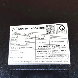 Bếp hồng ngoại cao cấp Orkin Thái Lan OR-DT210 công suất 2200W Inverter