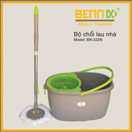 Bộ cây lau nhà tự vắt xoay 360 Bennix Thái Lan BN-222N bảo hành 12 tháng