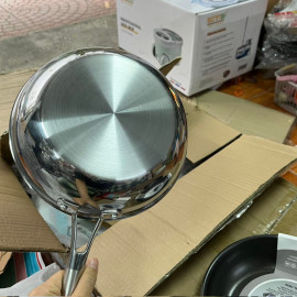 Chảo Inox 304 đúc liền 5 lớp chống dính Orkin Thái Lan size 20cm
