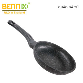 Chảo chống dính vân đá đáy từ Bennix Nano Magic size 28cm - Công nghệ Hàn Quốc