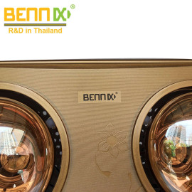 Đèn sưởi nhà tắm 2 bóng Bennix Thái Lan BN-2G bảo hành 36 tháng
