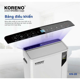 Máy hút ẩm lọc không khí Koreno Thái Lan dung tích 20L/ngày, bảo hành 24 tháng