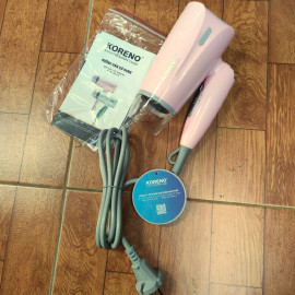 Máy sấy tóc mini gấp gọn Koreno Thái Lan KN-516 công suất 1300W