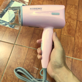 Máy sấy tóc mini gấp gọn Koreno Thái Lan KN-516 công suất 1300W
