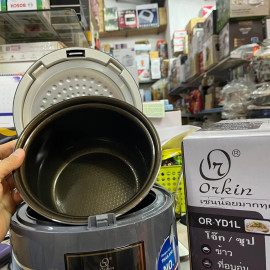 Nồi cơm điện Orkin Thái Lan OR-YD1L dung tích 1L, lòng phủ Ceramic giữ nhiệt tốt