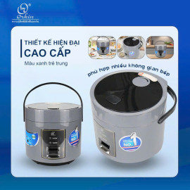 Nồi cơm điện Orkin Thái Lan OR-YD1L dung tích 1L, lòng phủ Ceramic giữ nhiệt tốt