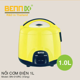 Nồi cơm điện Bennix BN-010RC dung tích 1 lít màu vàng