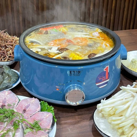 Nồi lẩu điện 5L Bennix Thái Lan BN-538EGP công suất 1500W