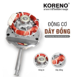 Quạt cây có khiển Koreno Thái Lan KN 118 công suất 60W, 3 cánh 40cm