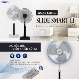 Quạt lửng Hatari Slide Smart L1 có khiển xuất xứ Thái lan, bảo hành 3 năm