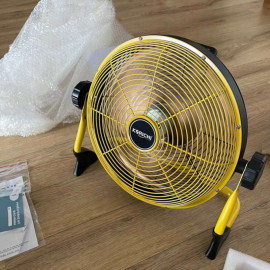 Quạt tích điện Korichi KRC-6314 cánh 14 inch, pin Lithium-ion 12000mAh