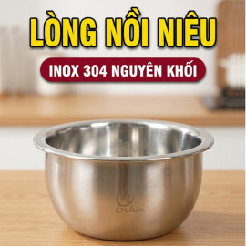 Lòng, Ruột Inox 304 1.2 lít cho Nồi cơm điện tử Orkin OR-V12