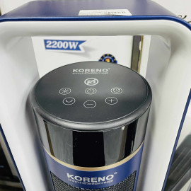 Quạt sưởi gốm Ceramic Koreno Thái Lan KN-557 công suất 2200W kèm khiển từ xa