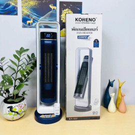 Quạt sưởi gốm Ceramic Koreno Thái Lan KN-557 công suất 2200W kèm khiển từ xa