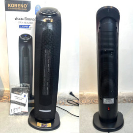 Quạt sưởi gốm Ceramic Koreno KN-555 công suất 2200W kèm khiển từ xa