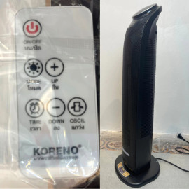 Quạt sưởi gốm Ceramic Koreno KN-555 công suất 2200W kèm khiển từ xa