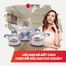 Bộ nồi, chảo dùng bếp từ