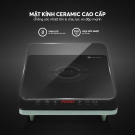 Bếp điện từ đơn Elmich ICE9300 công suát 2000W, bảo hành 24 tháng chính hãng