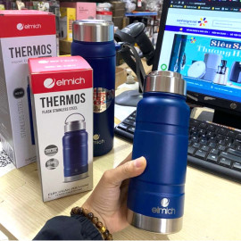 Bình giữ nhiệt Inox 304 Elmich EL8014 dung tích 520ml, bảo hành 6 tháng