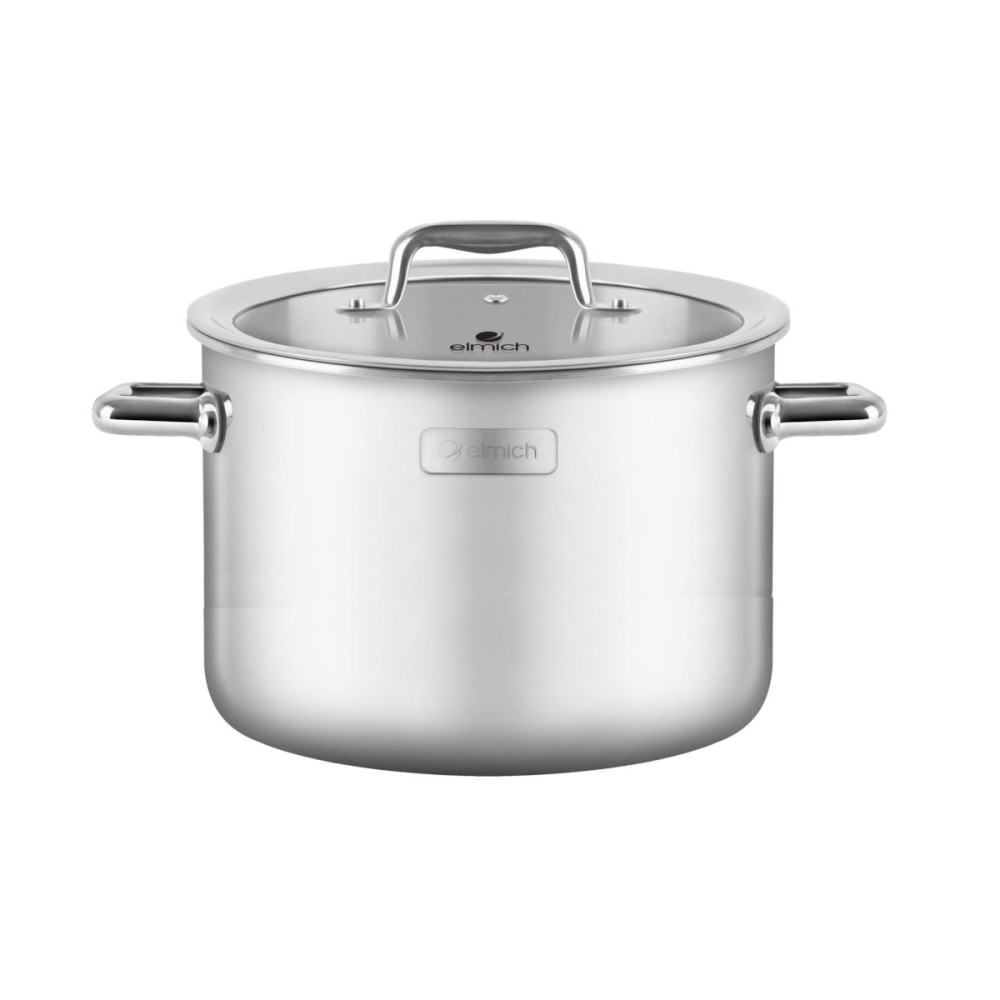 Nồi luộc gà Inox 304 thân đúc đáy liền Elmich Trimax Eco EL-3997 size 28cm