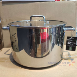 Nồi luộc gà Inox 304 thân đúc đáy liền Elmich Trimax Eco EL-3997 size 28cm