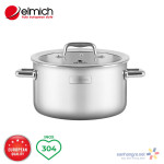 Nồi luộc gà Inox 304 thân đúc đáy liền Elmich Trimax Eco EL-3997 size 28cm