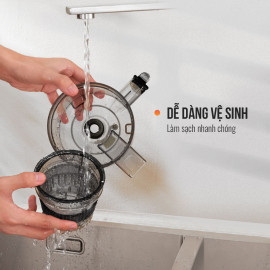 Máy ép chậm nguyên quả Elmich JEE-3898 công suất 200W, bảo hành 24 tháng