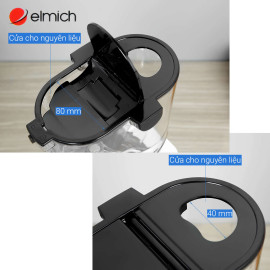 Máy ép chậm nguyên quả Elmich JEE-3898 công suất 200W, bảo hành 24 tháng