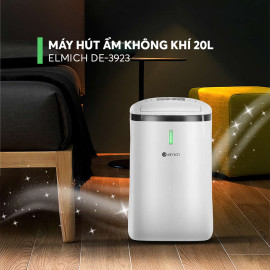 Máy hút ẩm, lọc không khí Elmich DE-3923 dung tích 20L, công nghệ EUROPEAN