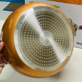 Nồi chống dính vân đá 2 lớp Whitford Smartcook 26cm đáy từ, vung kính