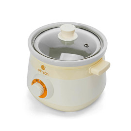 Nồi nấu chậm 2L Elmich SCE-8525 bảo hành 24 tháng - 3 chế độ nấu cháo, hầm, ninh