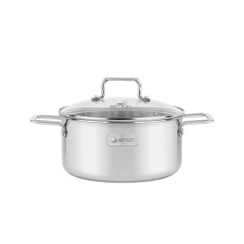 Nồi Inox 304 liền khối Elmich Trimax XR EL-3840 đường kính 18cm vung kính đáy từ