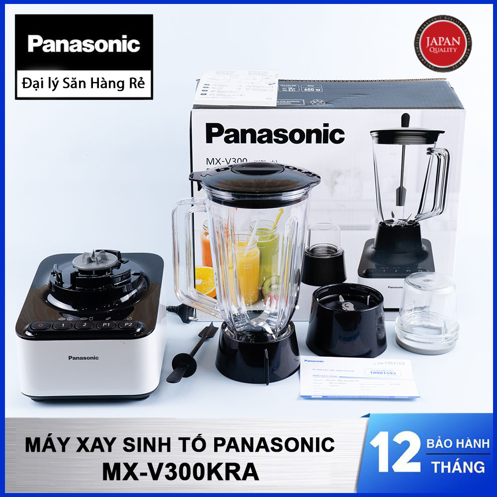 May Xay Sinh Tố Xay đa 2 Cối Panasonic Mx V300kra Cong Suất 600w Hang Chinh Hang Bảo Hanh 12 Thang 1 245 000 Sanhangre Net