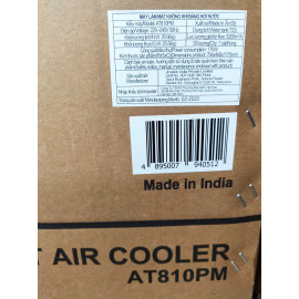 Máy làm mát không khí bằng hơi nước Airtek AT810PM sản xuất tại Ấn Độ - Hàng chính hãng bảo hành 12 tháng