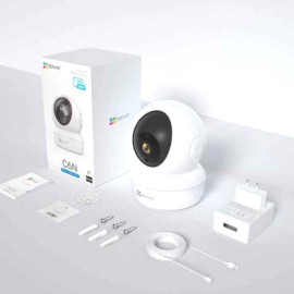 Camera WiFi Ezviz C6N 2M xoay 360 độ, đàm thoại 2 chiều kèm thẻ 32gb + đế L