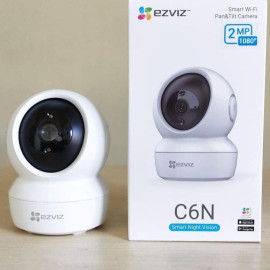 Camera WiFi Ezviz C6N 2M xoay 360 độ, đàm thoại 2 chiều kèm thẻ 32gb + đế L