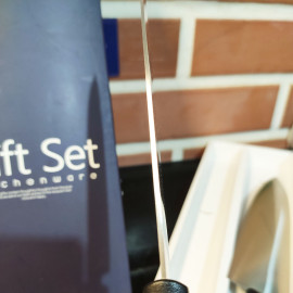 Bộ 2 dao nhà bếp hiệu GGomi Hàn Quốc chất liệu Inox - MK553