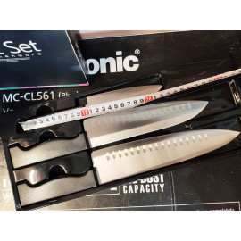 Bộ 3 dao nhà bếp hiệu GGomi Hàn Quốc chất liệu Inox - MK554