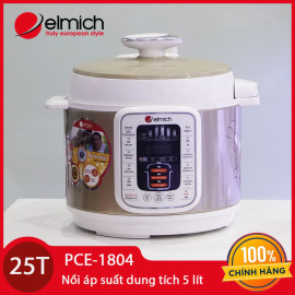 Nồi áp suất điện Elmich PCE-1804 dung tích 5 lít bảo hành 25 tháng