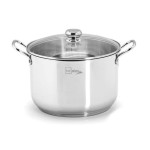 Nồi luộc gà Inox 304 thân cao 3 đáy Fivestar Plus 28cm, hàng chính hãng bảo hành 25 năm