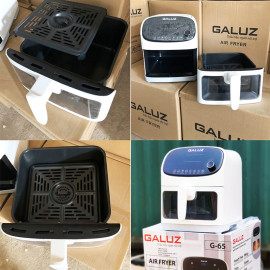 Nồi chiên không dầu điện tử Galuz G65 dung tích 5.5 lít công suất 1800W bảo hành 18 tháng