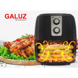 Nồi chiên không dầu 5.2 lít Galuz GLA-615 công suất 1800W nhập khẩu, bảo hành 18 tháng
